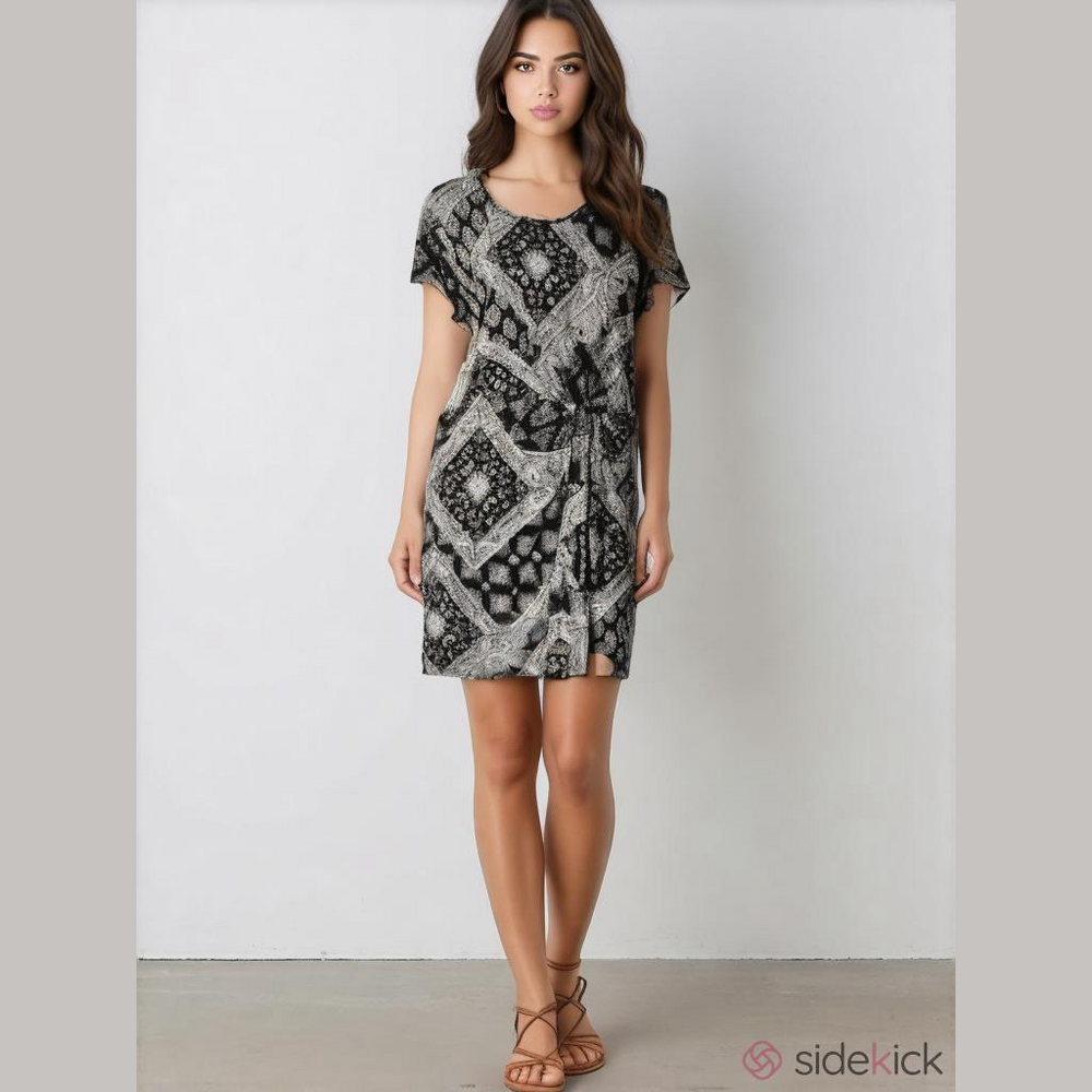 Maurices 24/7 Black and White Mini Dress